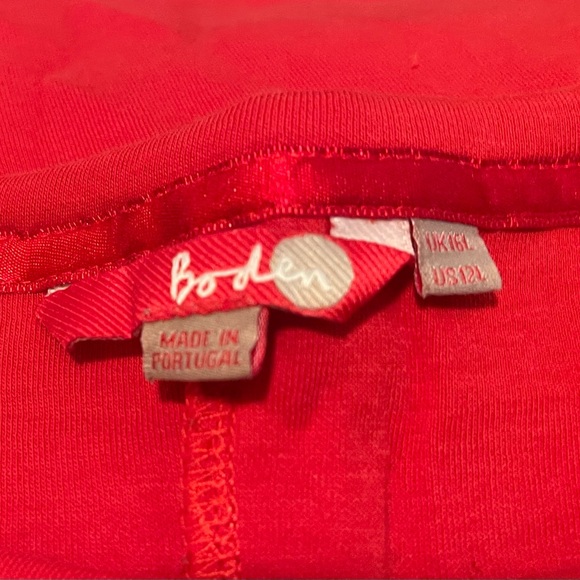 Boden Vibrant Red Long Sleeve Dress - Picture 2 of 2